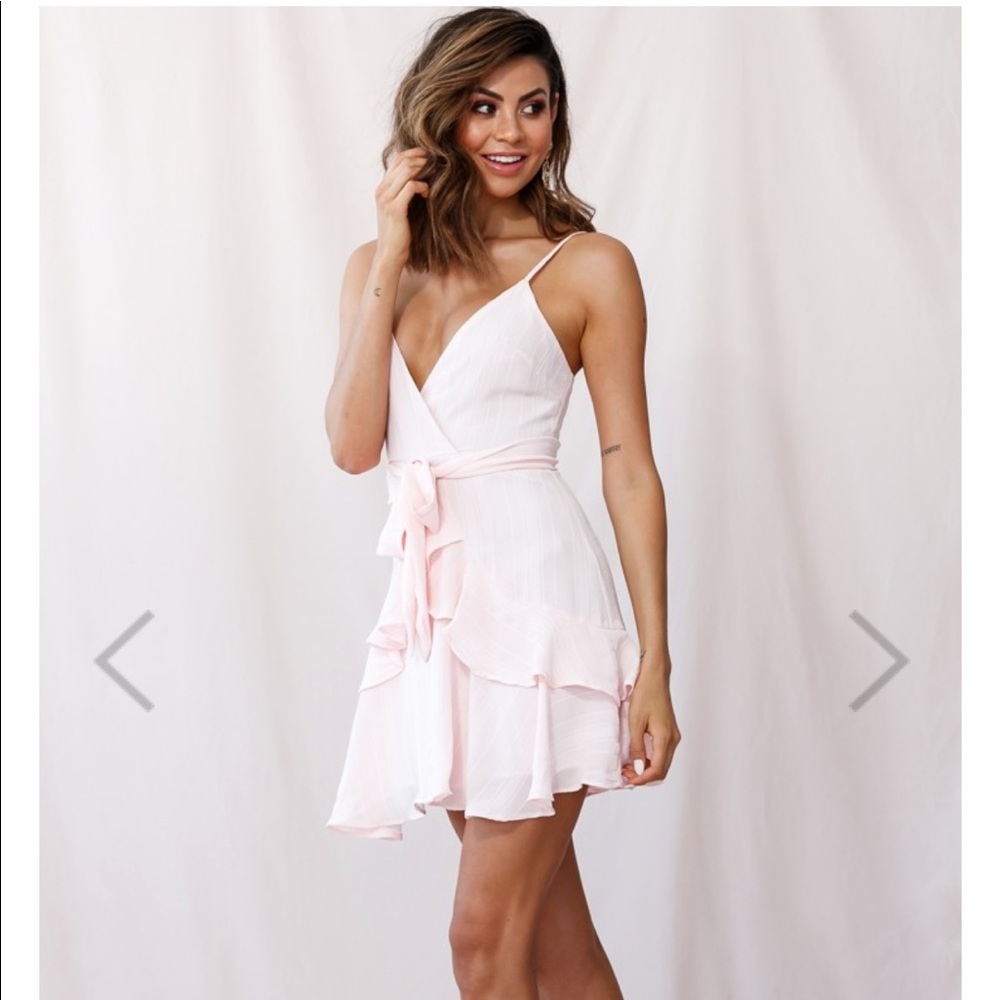 Selfie Leslie Kerry Layered Ruffle Dress- New!